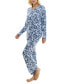 ფოტო #3 პროდუქტის Women's 2-Pc. Whisperluxe Printed Pajamas Set