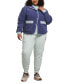 Фото #4 товара Plus Size Cragmont Snap-Front Fleece Jacket