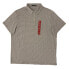 Фото #1 товара Member's Mark Men's Short Sleeve Striped Cotton Polo (Heather Grey Stripe, XXL)