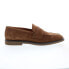 Bruno Magli Socal BM2SCLB1 Mens Brown Suede Loafers & Slip Ons Penny Shoes 11.5