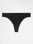 Weekday Cat 3 pack thong in black