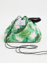 Фото #1 товара Сумка Flat Lay Company - Tropical Drawstring Makeup Bag