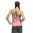 Women's Sleeveless T-shirt Adidas 3 Stripes Tank Pink