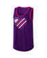 Фото #3 товара Women's Purple Alex Bowman A Game Scoop Neck Tank Top