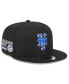 Фото #1 товара Men's Black New York Mets Big League Chew Team 59FIFTY Fitted Hat