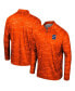 Фото #1 товара Men's Orange Syracuse Orange Carson Raglan Quarter-Zip Jacket