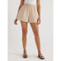 Фото #1 товара Scoop Women's Faux Leather Pull On Tan Relaxed Shorts, 5" Inseam Size XS (0-2)