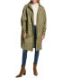 Фото #1 товара Ba&Sh Trench Coat Women's Green 0/Xs