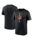 Фото #1 товара Men's Black Cincinnati Bengals Big and Tall Legend Icon Performance T-shirt