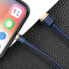 Фото #9 товара Wytrzymały nylonowy kabel przewód USB Iphone Lightning QC3.0 1.5A 2M niebieski