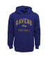 ფოტო #3 პროდუქტის Toddler Boys Purple, Heather Gray Baltimore Ravens Play by Play Pullover Hoodie and Pants Set