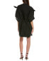 3.1 Phillip Lim Knotted Sleeve Midi Dress Women's Black 2