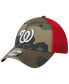 ფოტო #1 პროდუქტის Men's Camo Washington Nationals Team Neo 39THIRTY Flex Hat