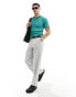 Фото #4 товара ASOS DESIGN muscle knitted textured rib polo in teal