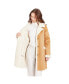 Фото #5 товара Women's Stacy Faux Shearling Coat