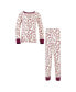 Toddler Girls and Boys Berry Branch Tight-Fit Pajama Set, Pack of 2