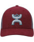 Men's Maroon, Gray Sterling Trucker Snapback Hat