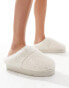 Фото #2 товара Loungeable cream textured chunky mule slipper in cream