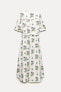 Фото #7 товара Платье с принтом — zw collection ZARA