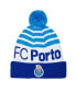 ფოტო #1 პროდუქტის Men's Blue FC Porto Olympia Cuffed Knit Hat with Pom