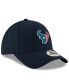 Фото #2 товара Men's and Women's Navy Houston Texans League 9FORTY Adjustable Hat