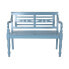 Bench Home ESPRIT Blue 113 x 60 x 86 cm