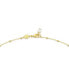 Фото #2 товара Swarovski round Cut, White, Gold-Tone Imber Strand age Necklace
