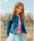 ფოტო #3 პროდუქტის Big Girls Organic Cotton T-Shirt With Print Pink