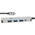 Фото #10 товара Techly IUSB31C-HUB4TLY - USB 3.2 Gen 1 (3.1 Gen 1) Type-C - USB 3.2 Gen 1 (3.1 Gen 1) Type-A - 5000 Mbit/s - Silver - Aluminium - 60 W