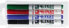 Hi-TEXT Mazaki ścieralne 580 WB, 4 kolory (161419)