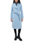 Фото #1 товара Women's Cashmere Blend Belted Wrap Coat