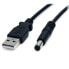 Фото #2 товара StarTech.com USB to 5.5mm Power Cable - Type M Barrel - 2m - 2 m - USB - Barrel type M
