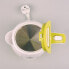 Фото #3 товара Электрический чайник Feel-Maestro MR013 Белый Зеленый Пластик 1100 Вт