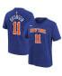 Фото #1 товара Big Boys and Girls Jalen Brunson Blue New York Knicks Icon Name Number T-Shirt