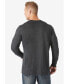 Фото #3 товара Big & Tall Shrink-Less Lightweight Long-Sleeve Crewneck Pocket T-Shirt