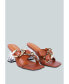 Фото #2 товара Women's Wandy Link Chain Embellished Sandals