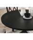 Windvale Cross-Buck Base Dining Table in Black Черный, 1 Count - фото #7