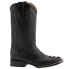 Фото #2 товара Ferrini Caiman Square Toe Cowboy Mens Black Casual Boots 10493-04