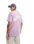 Vans Dettori oversized tshirt in lavender mist