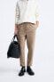 Easy care jogger waist trousers