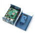 Фото #7 товара Case for Raspberry Pi 4B with fan - metal - blue