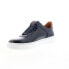 Фото #4 товара Bruno Magli Falcone BM1FCNN0 Mens Blue Leather Lifestyle Sneakers Shoes 11.5