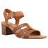 Фото #2 товара TOMS Estella Block Heels Womens Brown Casual Sandals 10016419T