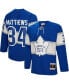 Фото #2 товара Men's Auston Matthews Blue Toronto Maple Leafs 2017 Blue Line Player Jersey