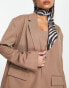 Фото #6 товара Something New X Naomi Anwer oversized blazer co-ord in beige