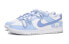 Фото #3 товара 【定制球鞋】 Nike Dunk Low 卡通 解构 高街 低帮 板鞋 男款 深蓝 / Кроссовки Nike Dunk Low DV0831-101