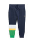 Фото #1 товара Toddler and Little Boys Color-Blocked Double-Knit Jogger Pants