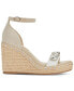 Фото #2 товара Catalyna Embellished Wedge Espadrille Sandals