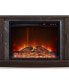 Фото #4 товара Тумба Ameriwood Home Zane Fireplace TV Console With Glass Doors For Tvs Up To 60 Inches