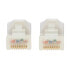 Фото #5 товара Tripp N261AB-007-WH Safe-IT Cat6a 10G Snagless Antibacterial UTP Ethernet Cable (RJ45 M/M) - PoE - White - 7 ft. (2.13 m) - 2.13 m - Cat6a - U/UTP (UTP) - RJ-45 - RJ-45
